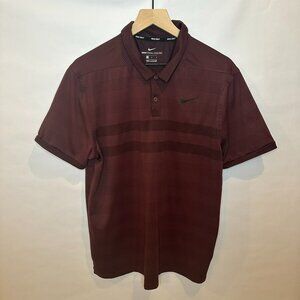 Nike Golf Zonal cooling golf performance polo burgundy wine color L